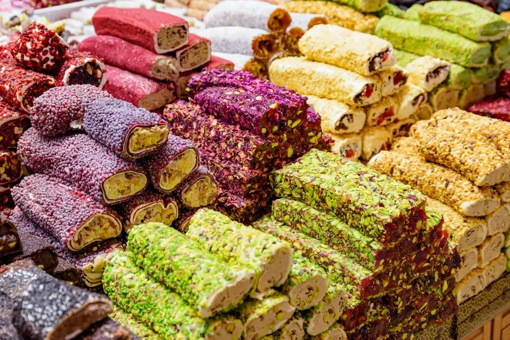 traditional turkish delight, traditional turkish lokum